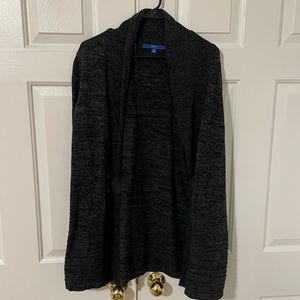 Heathered black cardigan size XXL